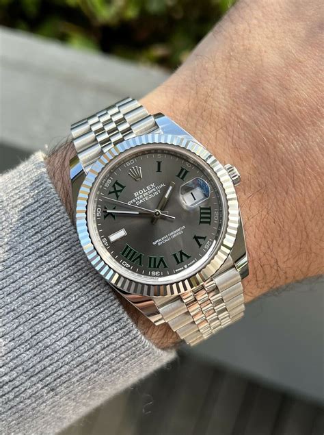 chrono24 rolex datejust 41 wimbledon|rolex datejust 41 wimbledon review.